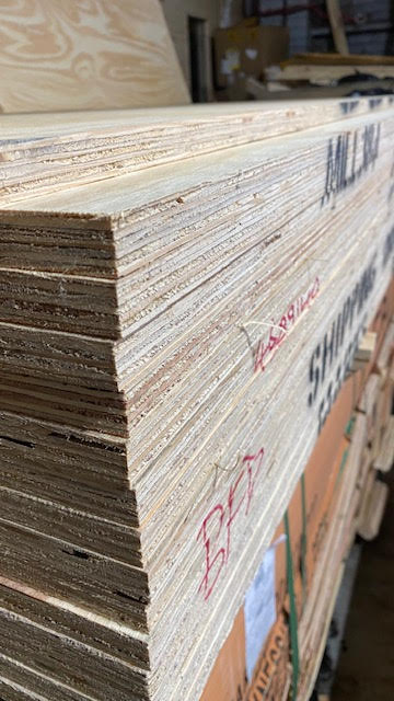 18MM SOFTWOOD PINE PLYWOOD 2440X1220 - £28 PER SHEET