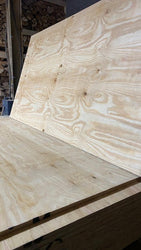 18MM SOFTWOOD PINE PLYWOOD 2440X1220 - £28 PER SHEET