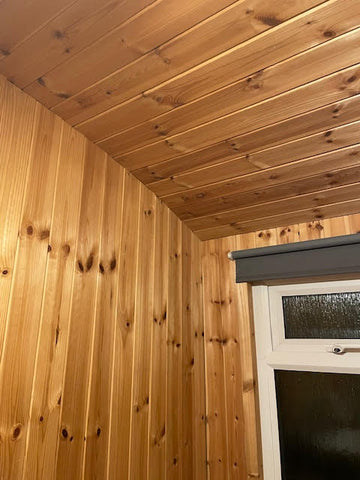 PINE INTERIOR T&G REDWOOD VGROOVE CLADDING - *£1.20* PER METER INC VAT!!