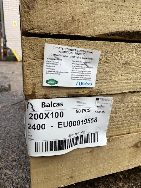 5 X GARDEN RAILWAY SLEEPERS INC FREE DELIVERY TO LEEDS & BRADFORD AREA